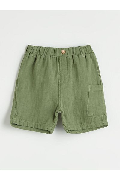 LC Waikiki Lcw Boys Shorts with Elastic Waist and Pockets