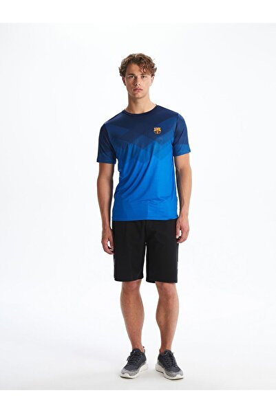 LC Waikiki XSIDE ACTIVE Bisiklet Yaka Barcelona Lisanslı Erkek Taraftar Tişört