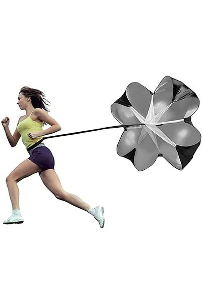 COOYA 56'' Running Umbrella, Parachute Umbrella,Speed Training,Improve Speed Stamina Strength