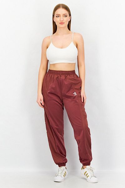 adidas Women Sportswear Fit Embroidered Logo Track Pants, Vintage Maroon