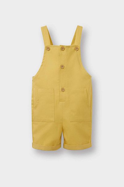 DeFacto Baby Boy Gabardine Salopet Jumpsuit E9010A525Sm