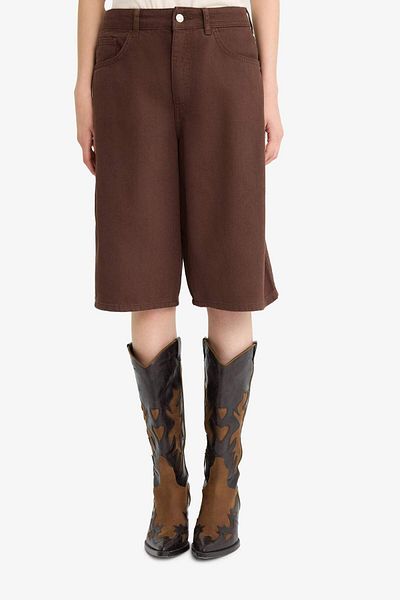 DeFacto Coool Normale Taille Kurze Bein Gabardine Bermuda F3133ax25hs