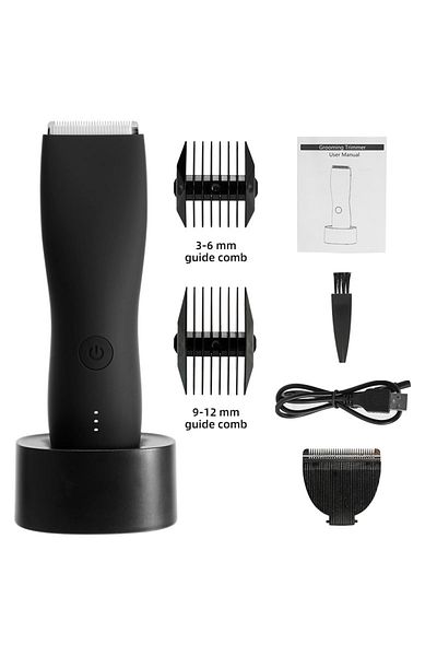 Choice Style B Set1 Men's Electric Groin Hair Trimmer Pubic Hair Removal Intimate Areas Body Grooming Clipp