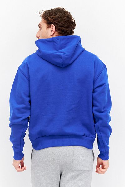 adidas Men Sportswear Fit Long Sleeves Outdoor Hoodie, Blue
