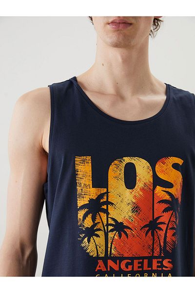 LC Waikiki Xside Los Angeles Printed Men's Sleeveless T-Shirt