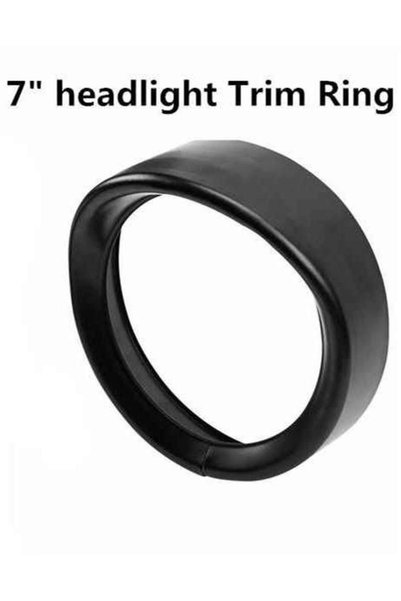 Choice Chrome7inch Motorcycle Headlight Trim Visor Ring 7" Bezel 4.5" LED Hea...