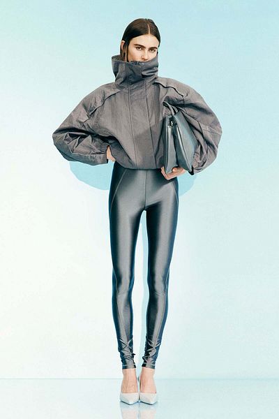H&M Shoulder-pad nylon jacket