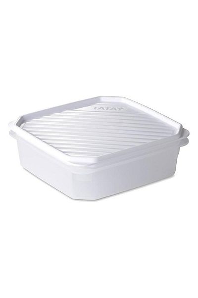 Generic TATAY Square Food Container White 1.3 Liter