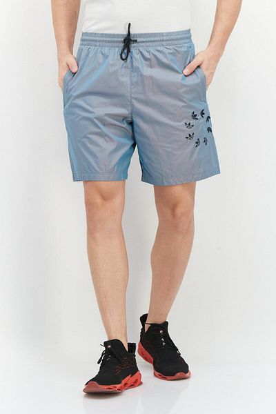 adidas Men Sportswear Fit Brand Logo Training Shorts, Grey