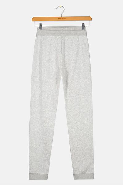 Gant Kids Boy Drawstring Embroidered Logo Jogger Pants, Grey