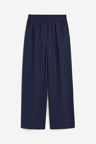 H&M Wide twill trousers