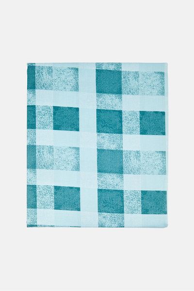 Nautica King 3 Pieces Raymarine Checkered Bedsheet With Pillow Case Set, Multicolor