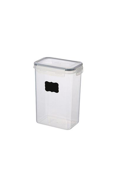 Generic Felli Rectangular Food Storage Container with Chalkboard Clear 2 Liter PP + SILICONE