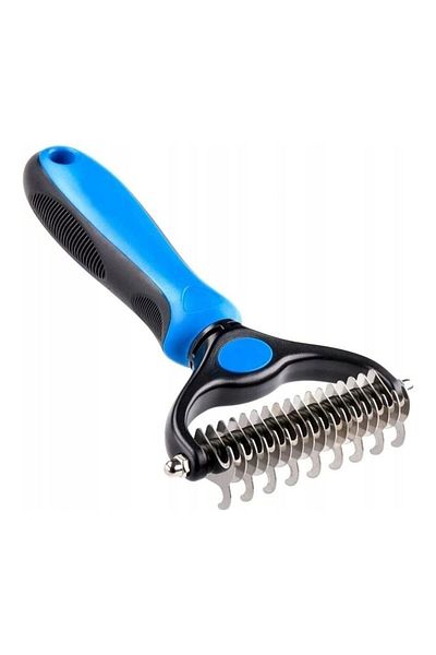 ECARLA Pieptene de tuns caini si pisici, descalcire blana, anti-naparlire, JollyMag, SCZ04