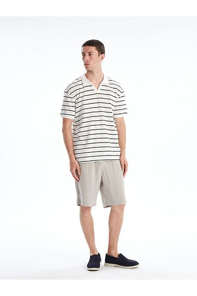 LC Waikiki LCW Vision Polokragen gestreiftes Herren-T-Shirt