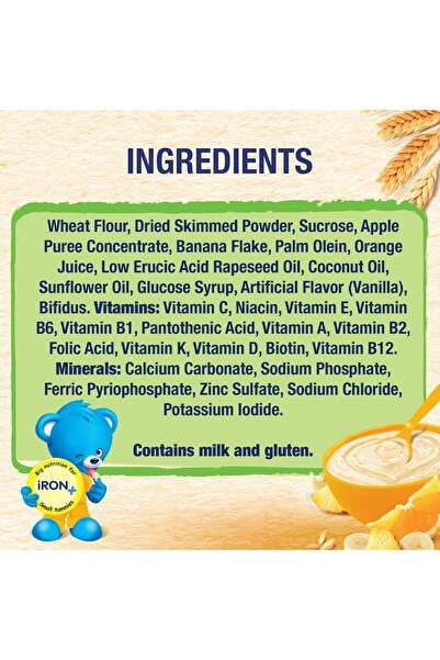 Cerelac Nestle Infant Cereals With Iron Wheat & Fruits From 6 Months From 6 Months, Essential