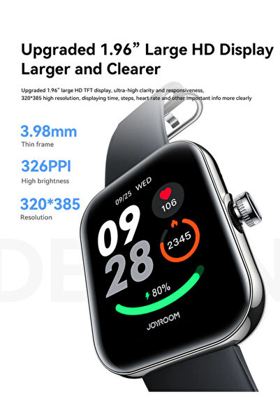 Joyroom JR-FT 5 PLUS Smartwatch (Answer/Make Calls) Pink