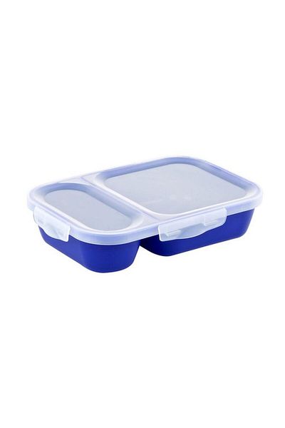 Generic صندوق غداء سماش ديو بينتو مقاوم للتسرب وآمن للاستخدام في غسالة الأطباق، ألوان متنوعة، 680 مل، 11247