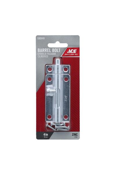 Generic ACE Barrel Bolt Zinc 4inch
