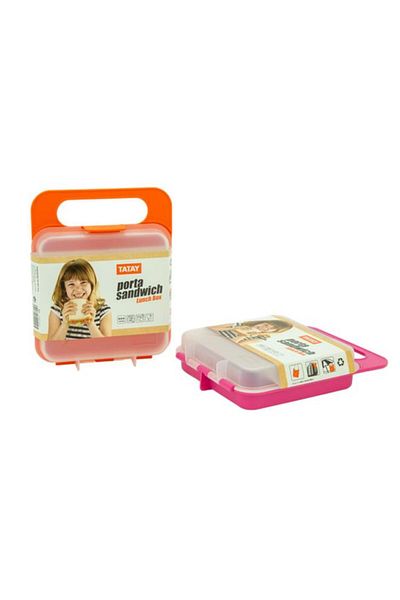 Generic TATAY Porta Sandwich Lunch Box Assorted Color 1 Liter 1167104