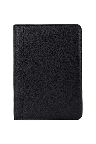 Roco حامل قائمة طعام A4 أسود مع جيبين - مجلد عرض احترافي