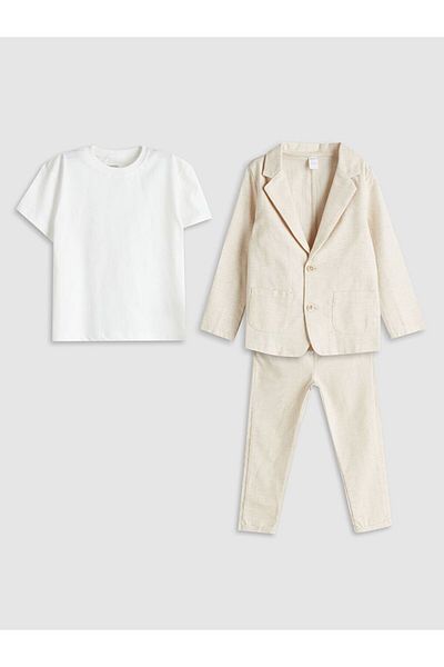 LC Waikiki Lcw Kids Linen Look Boys Suit