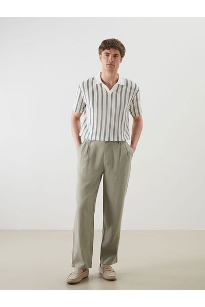 LC Waikiki Lcw Vision Standard Fit Linen Blend Men's Pants