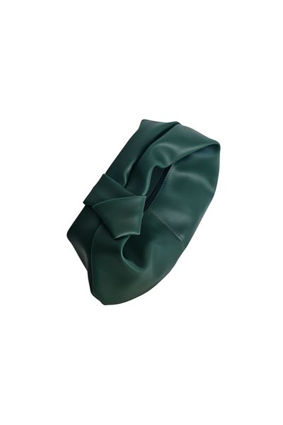 Gloria Women's Sea Grass Green Mini Knotted Handbag