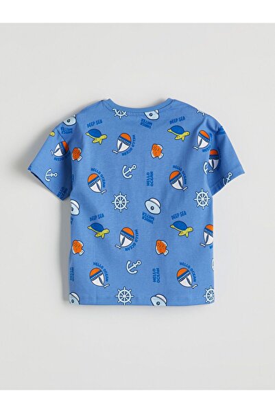 LC Waikiki Set de pijamale pentru băieți cu imprimeu LCW Kids