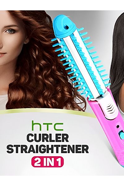 HTC -8813-HS 2 2 in 1 Curler & Straightener 17 watts