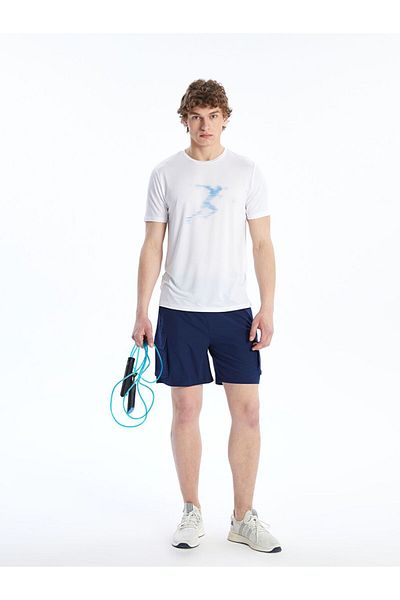 LC Waikiki Xside Active Crew Neck Short Sleeve Printed Men's Sports T-Shirt