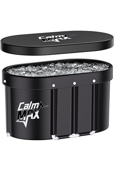 CALMMAX 492L Oval Katlanabilir Buz Banyosu, 105 cm, 5 Katmanlı İzolasyon, Spo...
