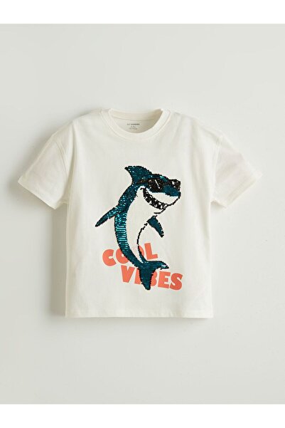 LC Waikiki Lcw Kids Printed Boys T-Shirts and Shorts 2-Piece