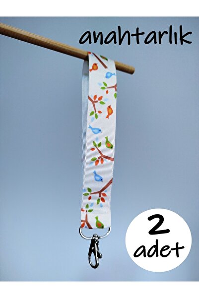 twowall سلسلة المفاتيح، نمط الطيور على الفرع