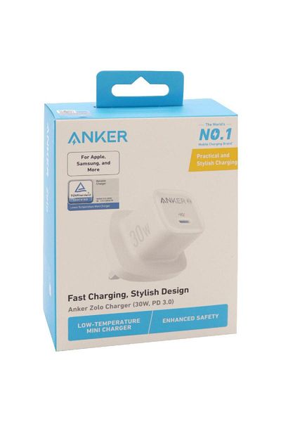Anker شاحن حائطي 25 وات، عالي السرعة، USB-C