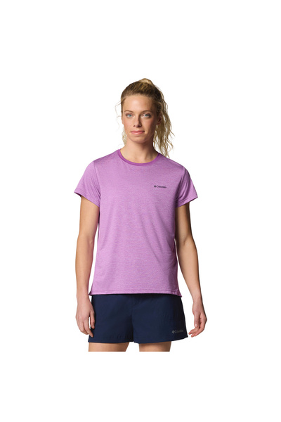 Columbia Bluevista Hill Kadın Mor Outdoor T-Shirt AL3349-581
