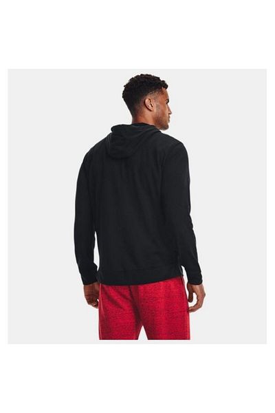 Under Armour Ανδρικό μαύρο μπουφάν με κουκούλα Full Zip Rival Terry Lc