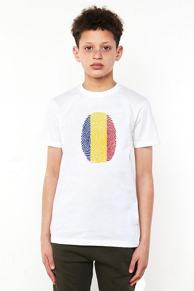 Tshirthane White Kids Crew Neck Tshirt