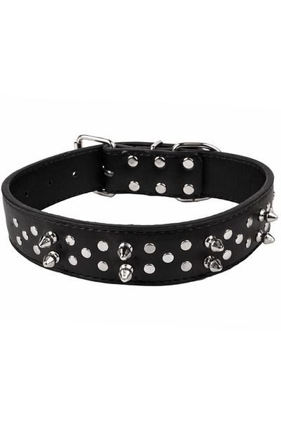 OEM Zgarda cu Tepi pentru Caini, 35 kg, Negru, 60x4 cm