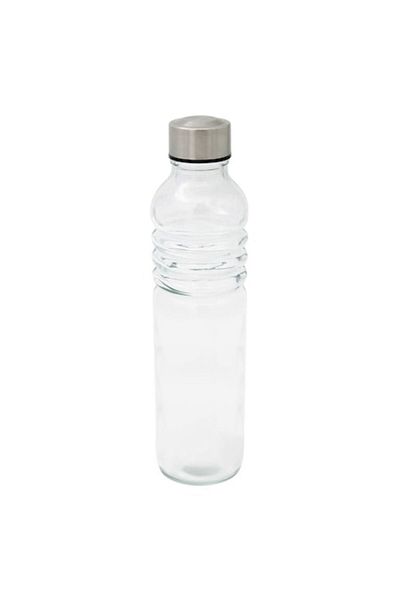 offlimits Water Bottle, OffLimits, Metallic Cap, 1.25 Liters, Transparent