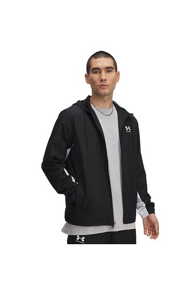 Under Armour Ανδρικό μαύρο μπουφάν με κουκούλα Rival Woven