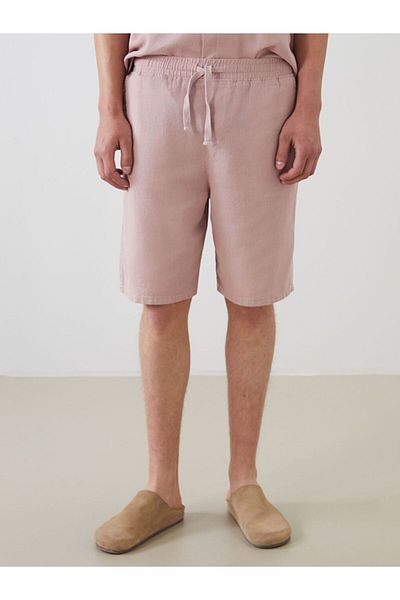 LC Waikiki XSIDE Herren-Shorts mit bequemer Passform und Leinenoptik