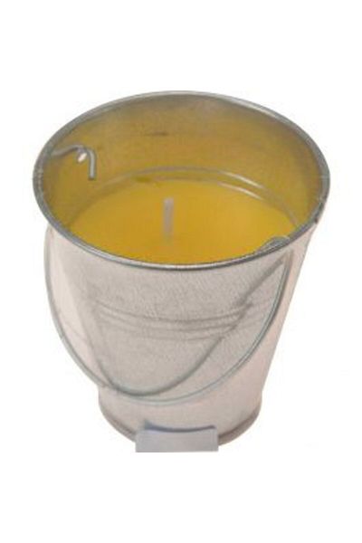 Homelux Candle Against Mosquitoes, Lemon Scent, Metal Holder, 6.5x6 cm, 30 g