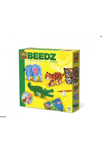SES Creative Beedz Creative Set - Safari Animals Iron-On Beads