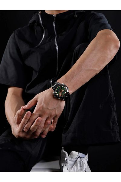 Naviforce Sport Analog-digital Watches Water Resistant Watch with Week windows