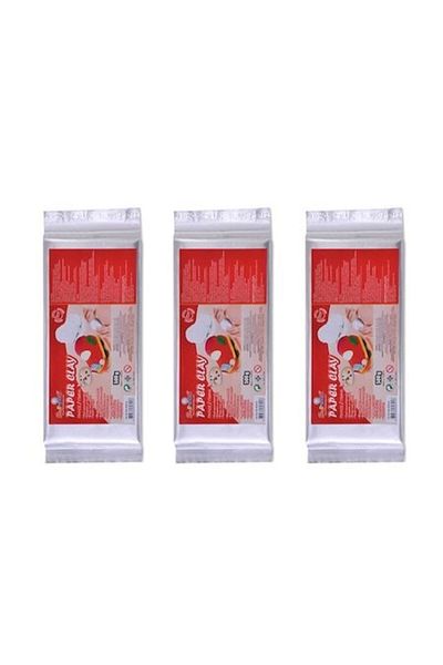TRENDMARK Pastă de modelat Trendmark, 3x500g, textură moale și fină, albă