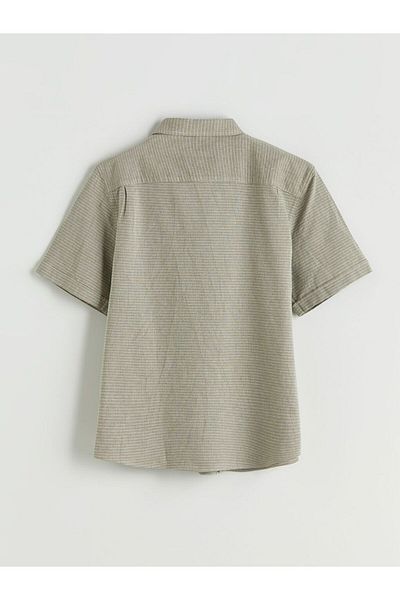LC Waikiki Ανδρικό πουκάμισο Dobby με κοντό μανίκι LCWAIKIKI Classic Regular Fit