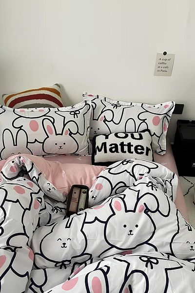 Always Double Sided Double Duvet Cover Set with Elastic Sheet