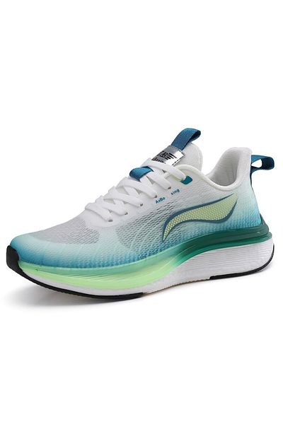 AX Boxing Men's Canvas Sports Shoes, Lightweight Foam Sole, Memory Foam Insole, White-Green, 40, Ax Boxing