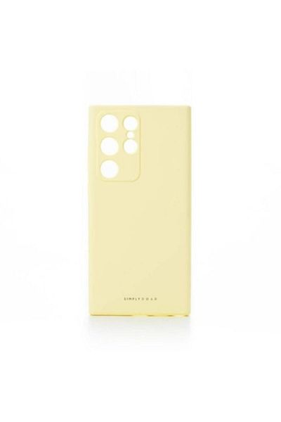 Gtech Cloud Skin Phone Case Compatible with Samsung Galaxy S25 Ultra, Microfiber Interior, Yellow